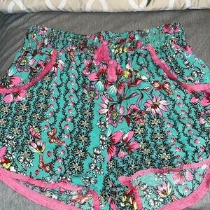 Japna lounge/sleepwear shorts.  XL excellent condition.  Bright & Beautiful